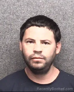 Mugshot of Guillermo Guerrero Espinoza booked in Horry County, South Carolina on August 9, 2026