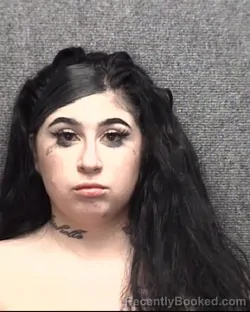 Mugshot of Hayli Marie Halter booked in Horry County, South Carolina on August 7, 2026