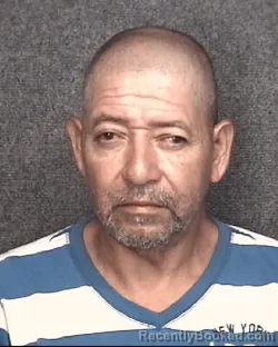 Mugshot of Julio Cesar Franco Estrada booked in Horry County, South Carolina on August 9, 2026