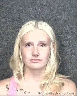 Mugshot of Kaylee Jean Spivey booked in Horry County, South Carolina on August 22, 2026