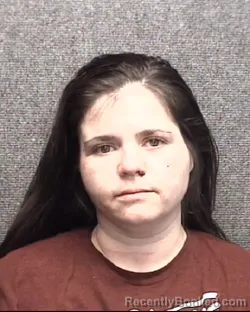 Mugshot of MEGAN NICOLE CHURCHILL booked in Horry County, South Carolina on May 19, 2026