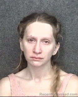 Mugshot of Samantha Leigh Gwyn booked in Horry County, South Carolina on August 8, 2026
