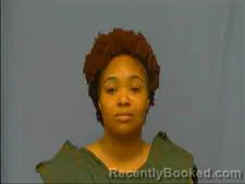 Mugshot of Quinshayla Hill booked in Saline County, Arkansas on August 8, 2026