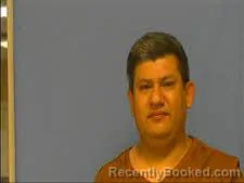 Mugshot of Carlos Mendez booked in Saline County, Arkansas on August 16, 2026