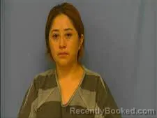 Mugshot of Hany Jessika Vanegas Perez booked in Saline County, Arkansas on August 16, 2026