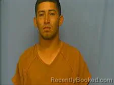 Mugshot of Eddy Marquez Beltran booked in Saline County, Arkansas on August 16, 2026