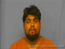 Mugshot of Josue Gomez Garcia booked in Saline County, Arkansas on September 13, 2026