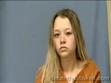Mugshot of Keelie Moore booked in Saline County, Arkansas on October 18, 2026