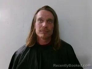 Mugshot of Thurman T Hogue booked in Searcy County, Arkansas on April 10, 2026