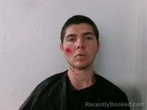 Mugshot of Brett Austin Coffey booked in Searcy County, Arkansas on July 21, 2026