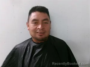 Mugshot of Olegario Jimenez Diaz booked in Searcy County, Arkansas on August 28, 2026