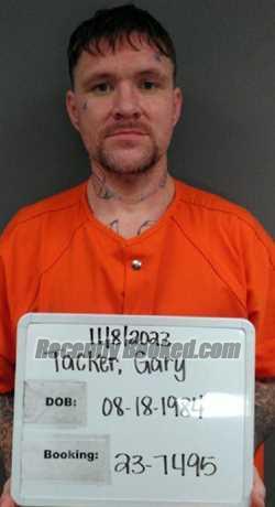 Booking photo from Sebastian County, Arkansas