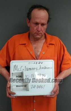 Booking photo from Sebastian County, Arkansas