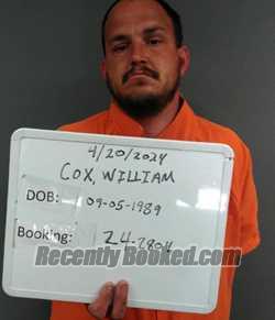 Booking photo from Sebastian County, Arkansas