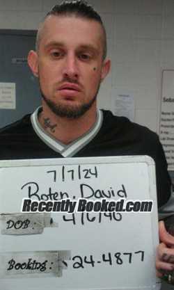 Booking photo from Sebastian County, Arkansas