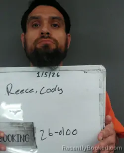 Mugshot of Cody Wade Reece