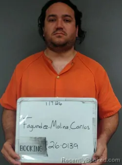 Booking photo from Sebastian County, Arkansas
