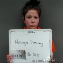 Booking photo from Sebastian County, Arkansas