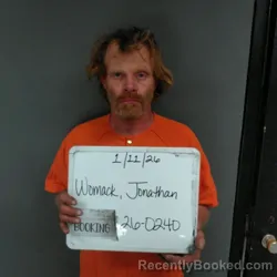 Mugshot of JONATHAN AZRA WOMACK