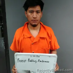 Mugshot of Ambrocio Perez-Roblero