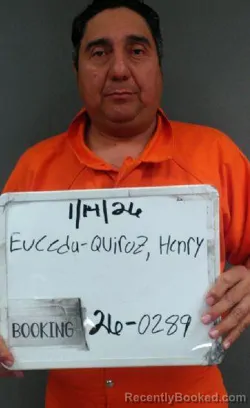 Mugshot of Henry Alexander Euceda-Quiroz