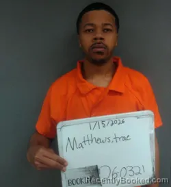 Mugshot of Trae Deshun Matthews
