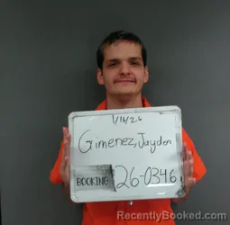 Mugshot of Jayden Wentworth Gimenez