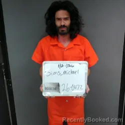 Mugshot of Michael Lee Sims