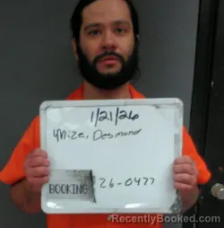 Mugshot of Desmond Mize