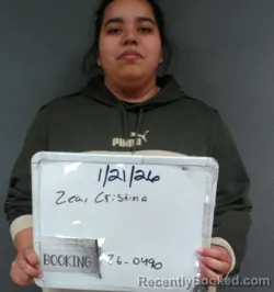 Mugshot of Cristina Alexandra Zea
