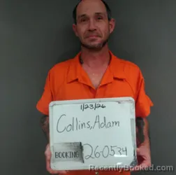 Mugshot of Adam Lee Collins