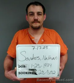 Mugshot of Nathan Aaron Sanders