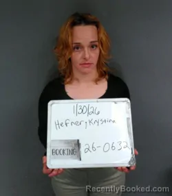 Mugshot of Krystina Eve Hefner