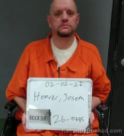 Mugshot of JOSEPH MORTICAE HOOVER