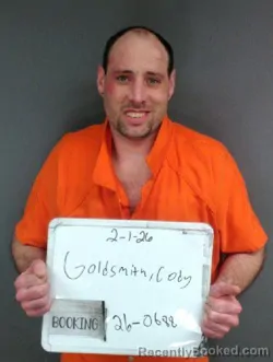 Mugshot of Cody Lee Goldsmith