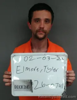 Mugshot of Tyler Grey Elmore