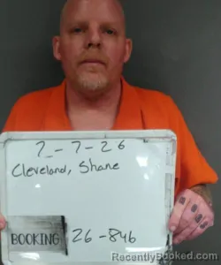 Mugshot of SHANE LARUE CLEVELAND