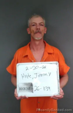 Mugshot of Jimmy Don Hyde
