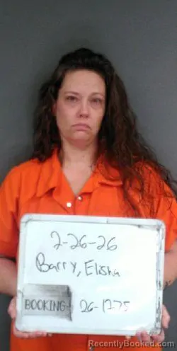 Mugshot of Elisha Sherelene Barry