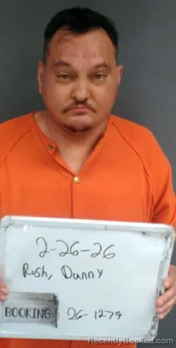 Mugshot of Danny Joe Rush