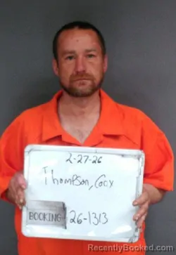 Mugshot of Cory Shaun Thompson