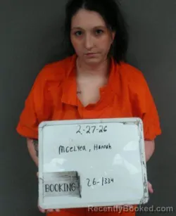 Mugshot of Hannah Nicole Mcelyea