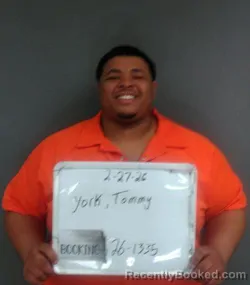 Mugshot of Tommy Maurice York