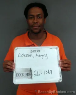 Mugshot of KHYNG LYDALE COLEMAN