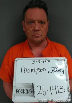 Mugshot of Jeffery David Thompson