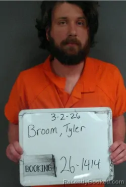 Mugshot of Tyler Neil Broom