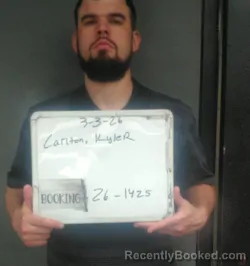 Mugshot of Kyler James Carlton