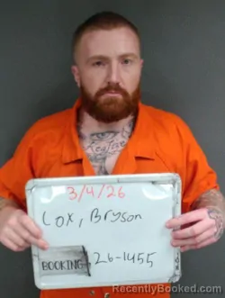 Mugshot of BRYSON RAY COX