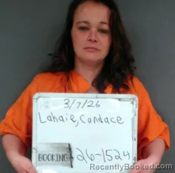 Mugshot of Candace Nicole Lahaie