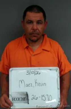 Mugshot of KEVIN MICHAEL MAEZ